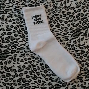 Any 2/$8 Novelty white crew socks